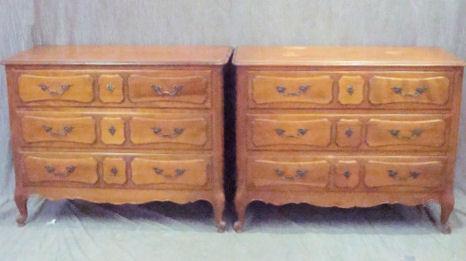 Pair of Louis XV Style Chests along bad87