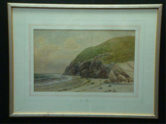 CHAPIN Bryant Watercolor of Beach bad9a