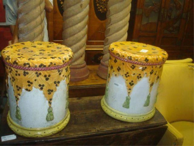 Pair of Paint Decorated Neoclassical badc2