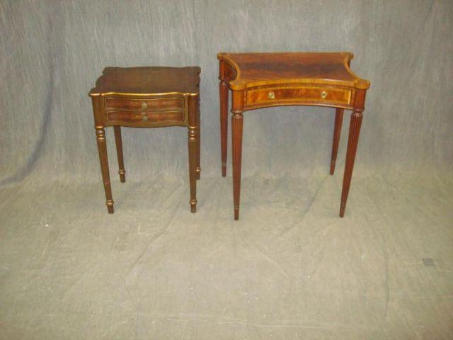 2 End Tables 1 Sheraton Style badce