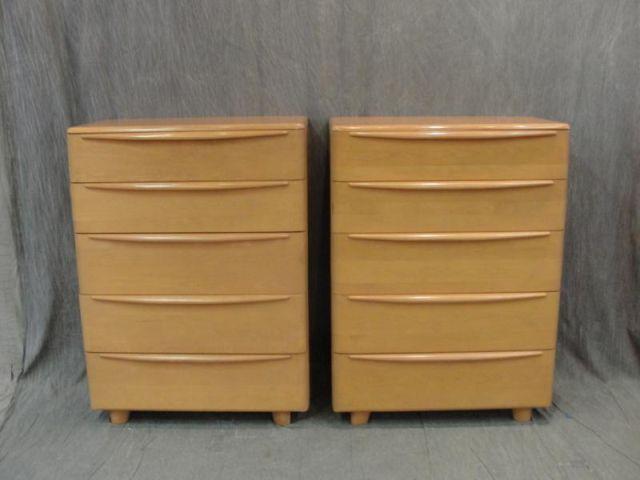 HEYWOOD WAKEFIELD. Pair of Midcentury