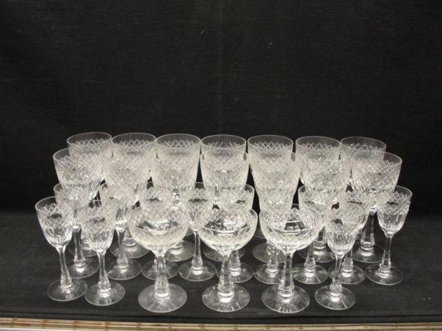 HAWKES. Cut Crystal Stemware. Approx