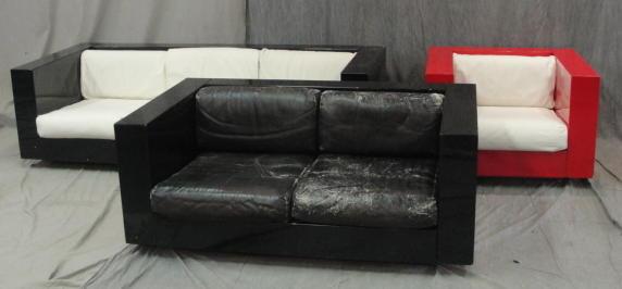 3 Piece Midcentury Italian Sofa bb60f