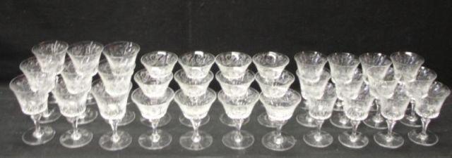 BACCARAT. Lot of Signed Art Deco