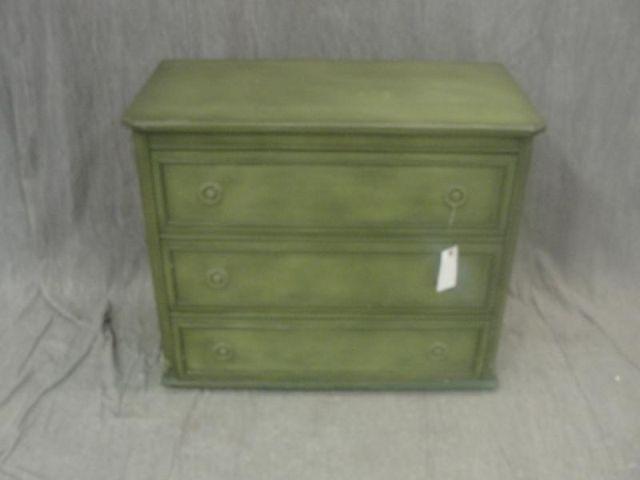 3 Drawer Mahogany Chest Painted