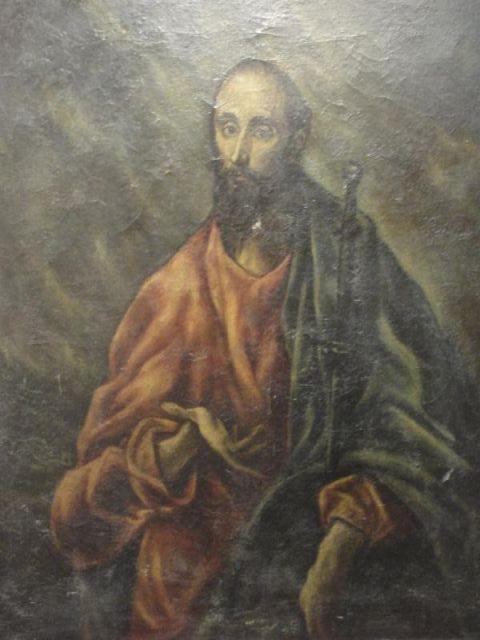 Old Master O/C of Saint Paul. Style