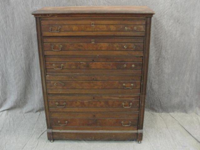 Victorian 6 Drawer Desk. As is.