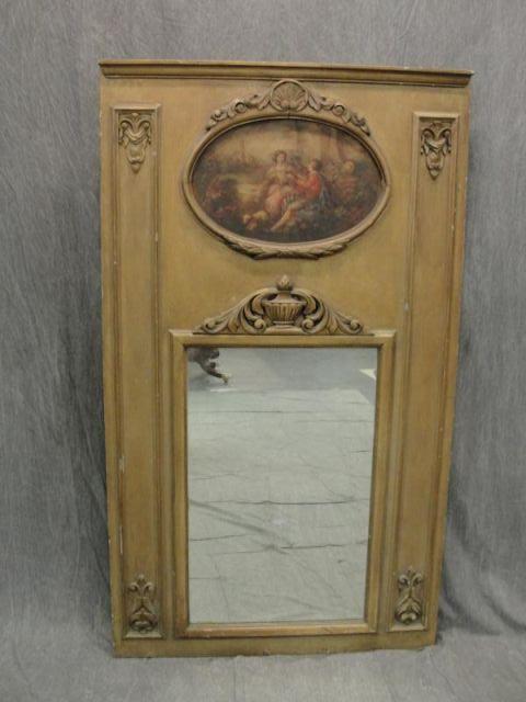 Trumeau Style Giltwood Mirror with bb585