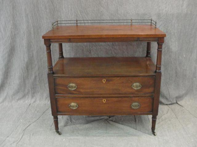 Kittinger Mahogany 2 Drawer Tea bb5a2