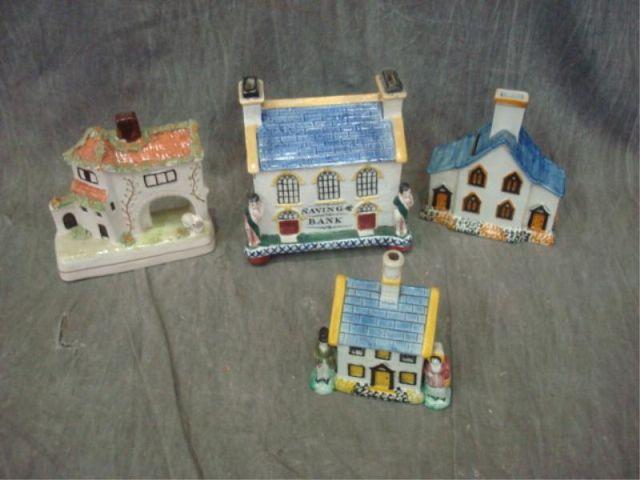 Staffordshire Lot of 4 Pieces  bb999