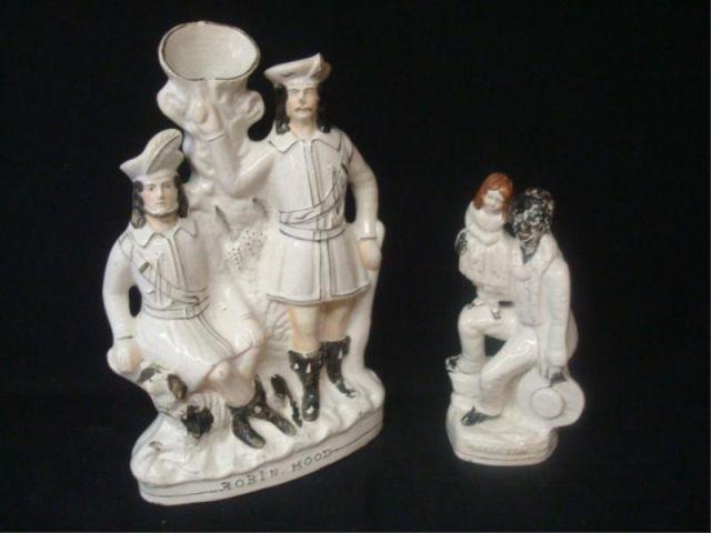 2 Staffordshire Porcelain Groupings  bb99a