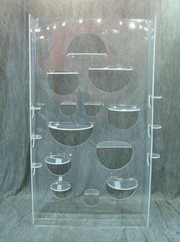 High Lucite Etagere. Midcentury.