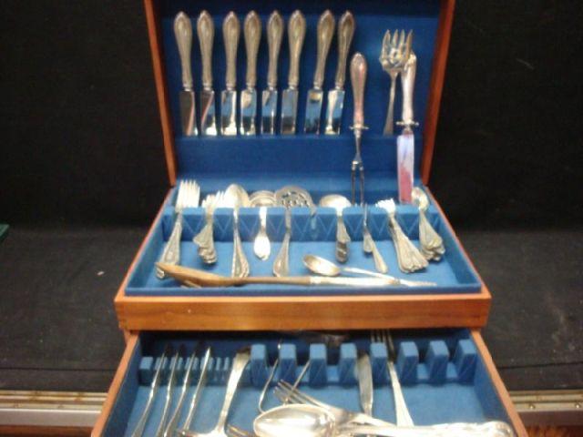 65 Pieces of Sterling Flatware bb9ca