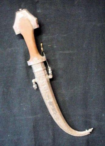 .800 Silver Moroccan Dagger. In