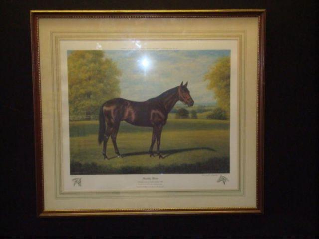 SEATTLE SLEW & 4 Other Signed Horse