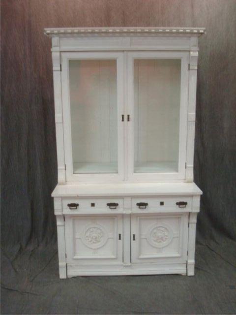 Victorian 2 Piece White Painted