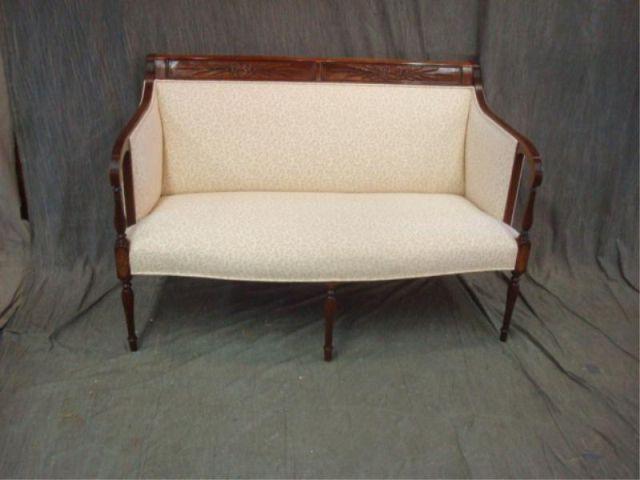 Sheraton Style Loveseat. From a