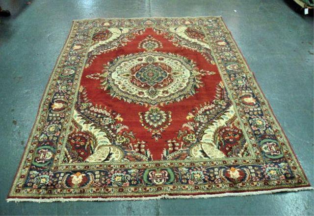 Persian Tabriz Carpet with Center