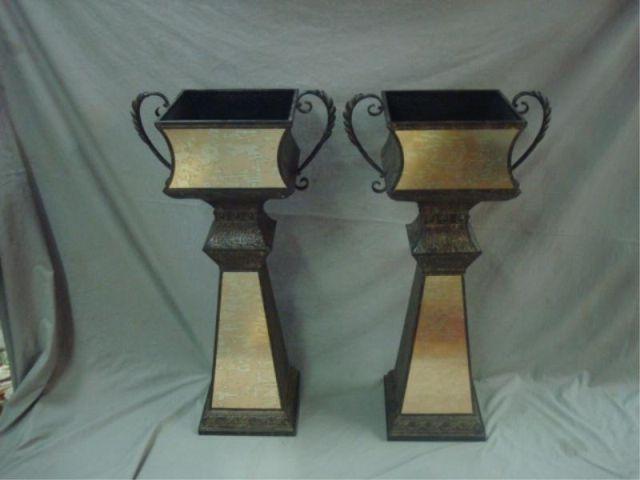 Pair of Patinated Middle Eastern bb975
