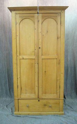 Pine 2 Door Over 1 Drawer Armoire. As