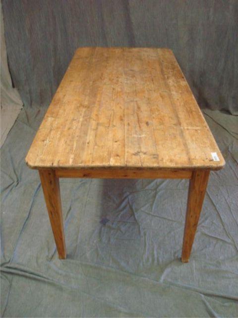 19th Cent Pine Country Table. From