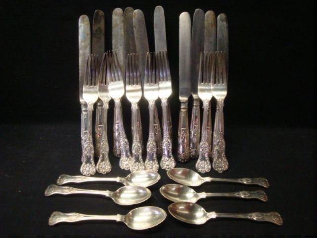24 Pieces English Sterling Flatware