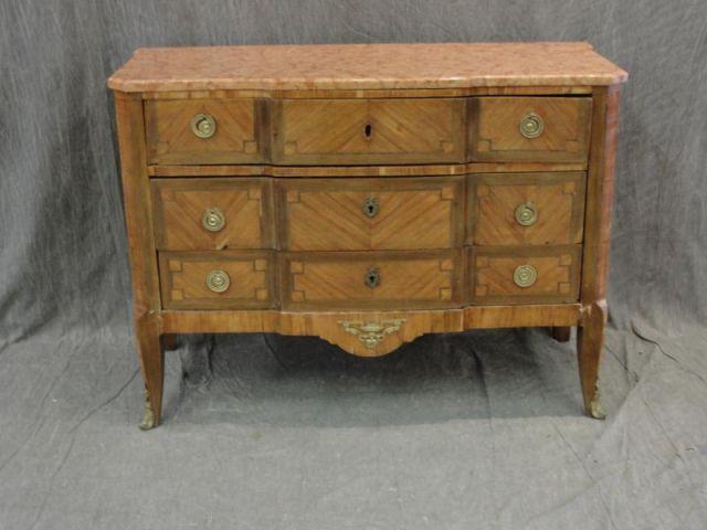 Louis XV Style 3 Drawer Commode  bc791