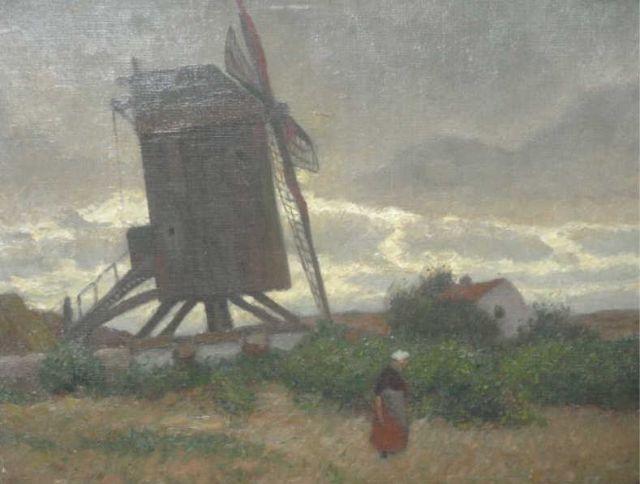 KAMPF, Arthur. Oil on Canvas Landscape