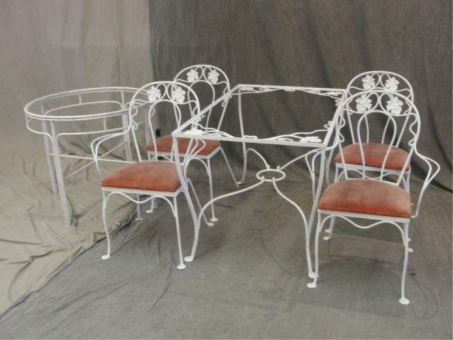 Lot of Iron Outdoor Furniture. From