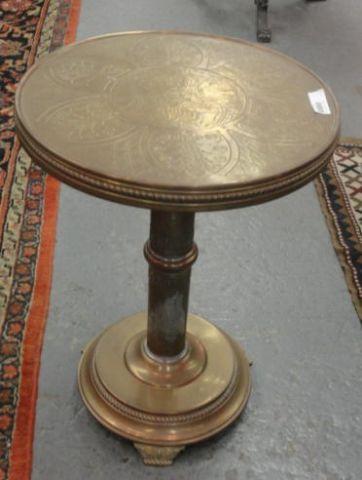 Victorian Brass End Table From bcaf8