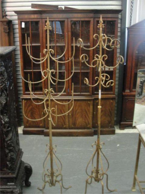 Pair of Gilt Metal Hand Wrought bcafa