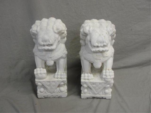 Pair of Foo Dogs. From a Sherman,