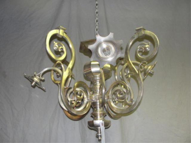 4 Silvered Bronze Rococo Style bcb15