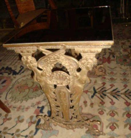 Gold Brass or Bronze Antique Table bcb19