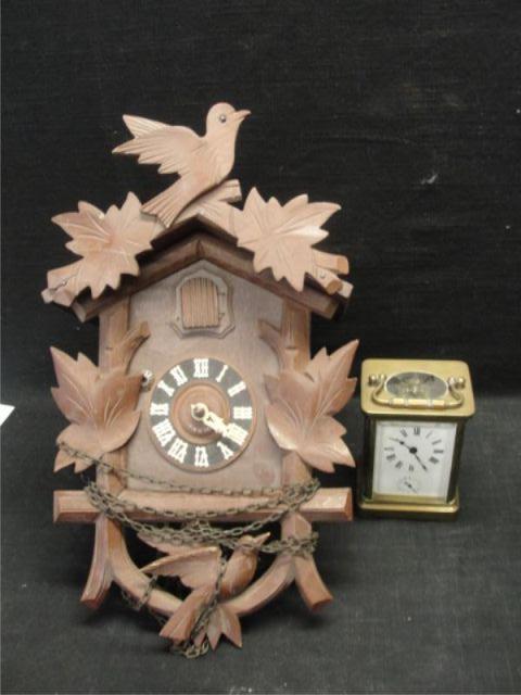 Cuckoo Clock together with a Carriage