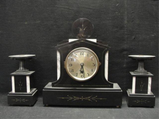 3 Piece Aesthetic Movement Clock bcb22