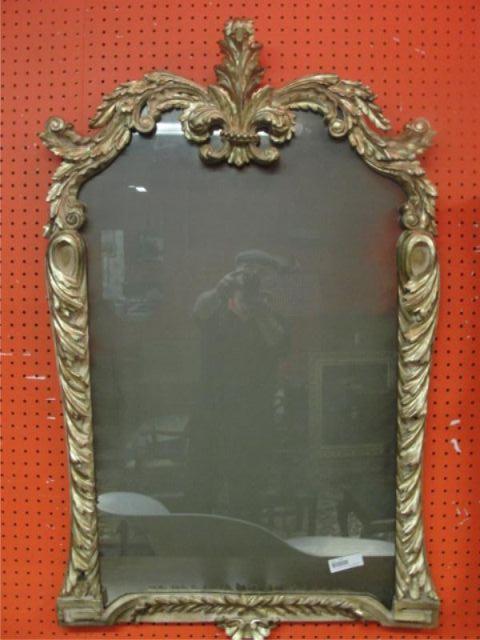 Giltwood Mirror with Prince of Whales