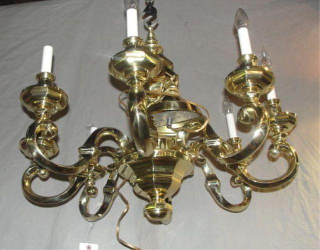 Solid Brass 8 Arm Chandelier From bcb59