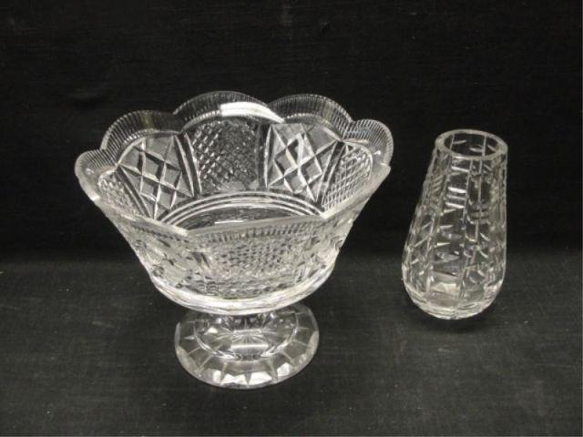 WATERFORD. Crystal Pedestal Bowl along