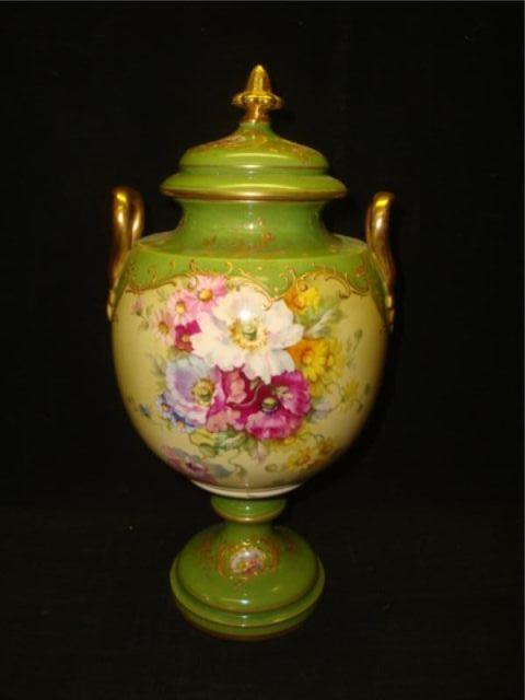 Royal Bonn Porcelain Lidded Urn. From
