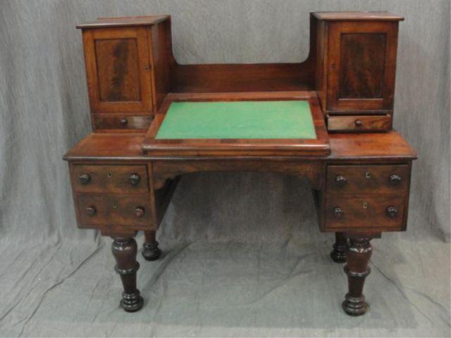 19th Century Lift Top Desk. From a Stamford