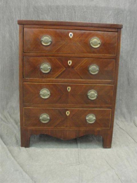 Antique 4 Drawer Continental Commode.