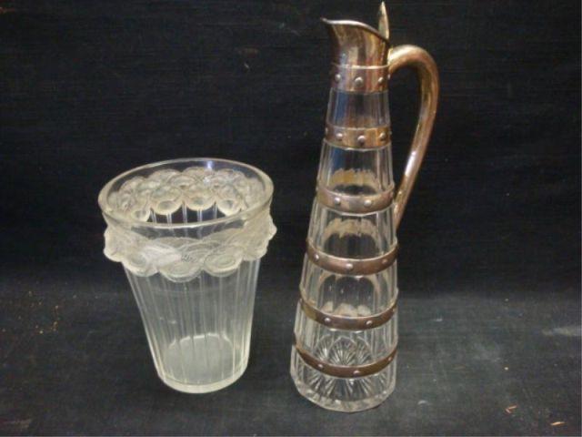 Lalique Vase & French Silver and