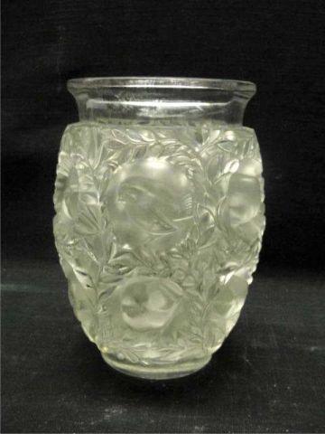 Lalique France Glass Vase with bc7cb