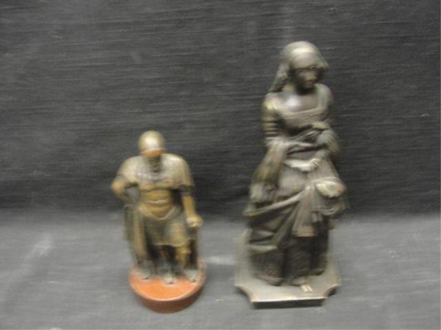 Two Bronze Sculptures Elegant bc7dd