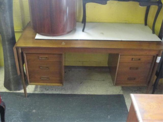 Midcentury Kneehole Desk. From a Stamford