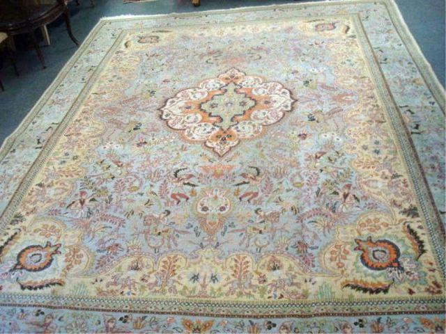 Handmade Heriz Carpet With Center bc804