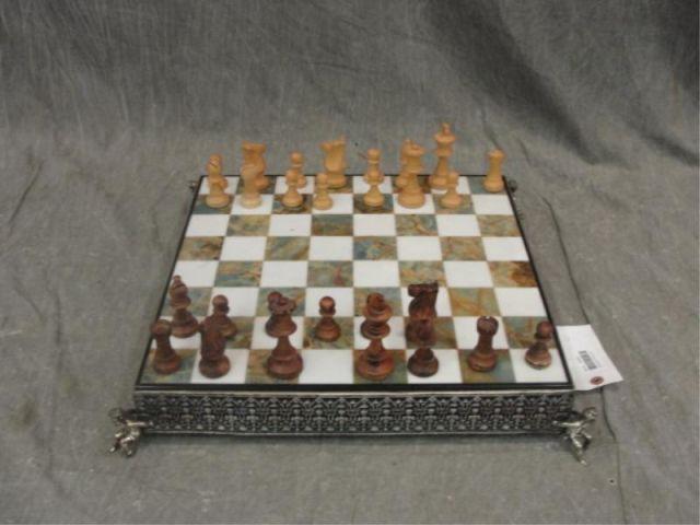 Decorative Chess Set. From a Larchmont