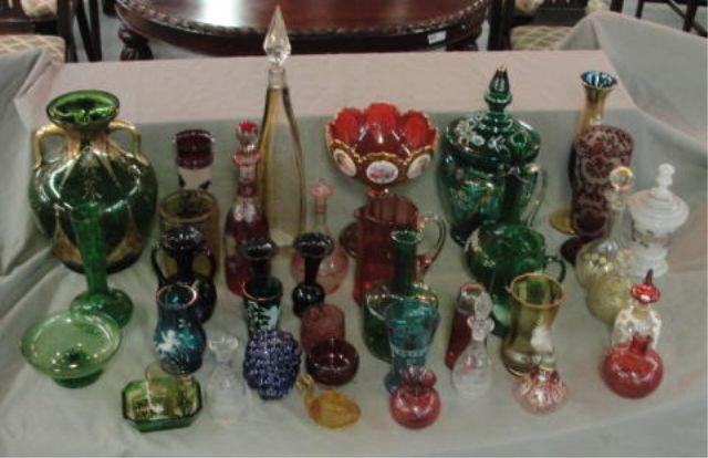 Large Lot of Victorian Glass. From