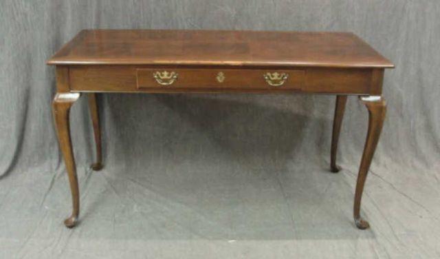 Queen Anne Style 1 Drawer Desk. From